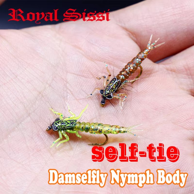 Fishing Hook Assortment - Royal Sissi 20pcs 2colors assorted damselfly