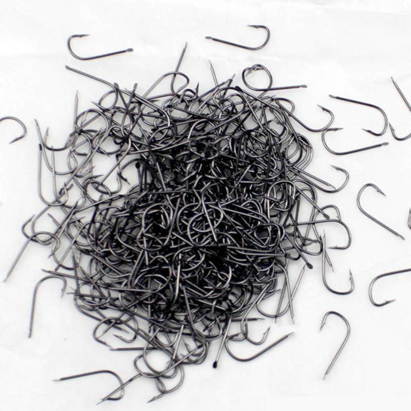 Fishing Hook Assortment - 100pcs Small Fishing Hook 1#-10# Barbed