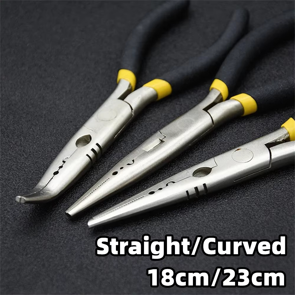 Fishing Hook Sharpener - 1Pcs Stainless Steel Fishing Pliers Stainless