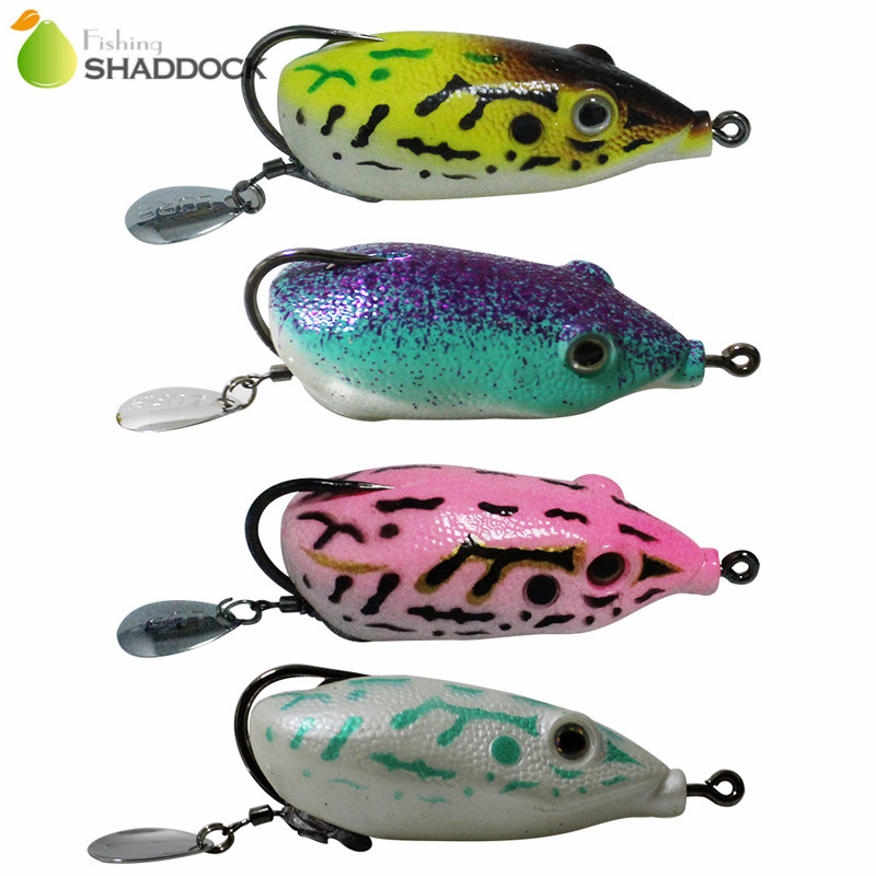 4pcs Rubber Soft Frog Fishing  - Fishing Hook Assortment recension och pris