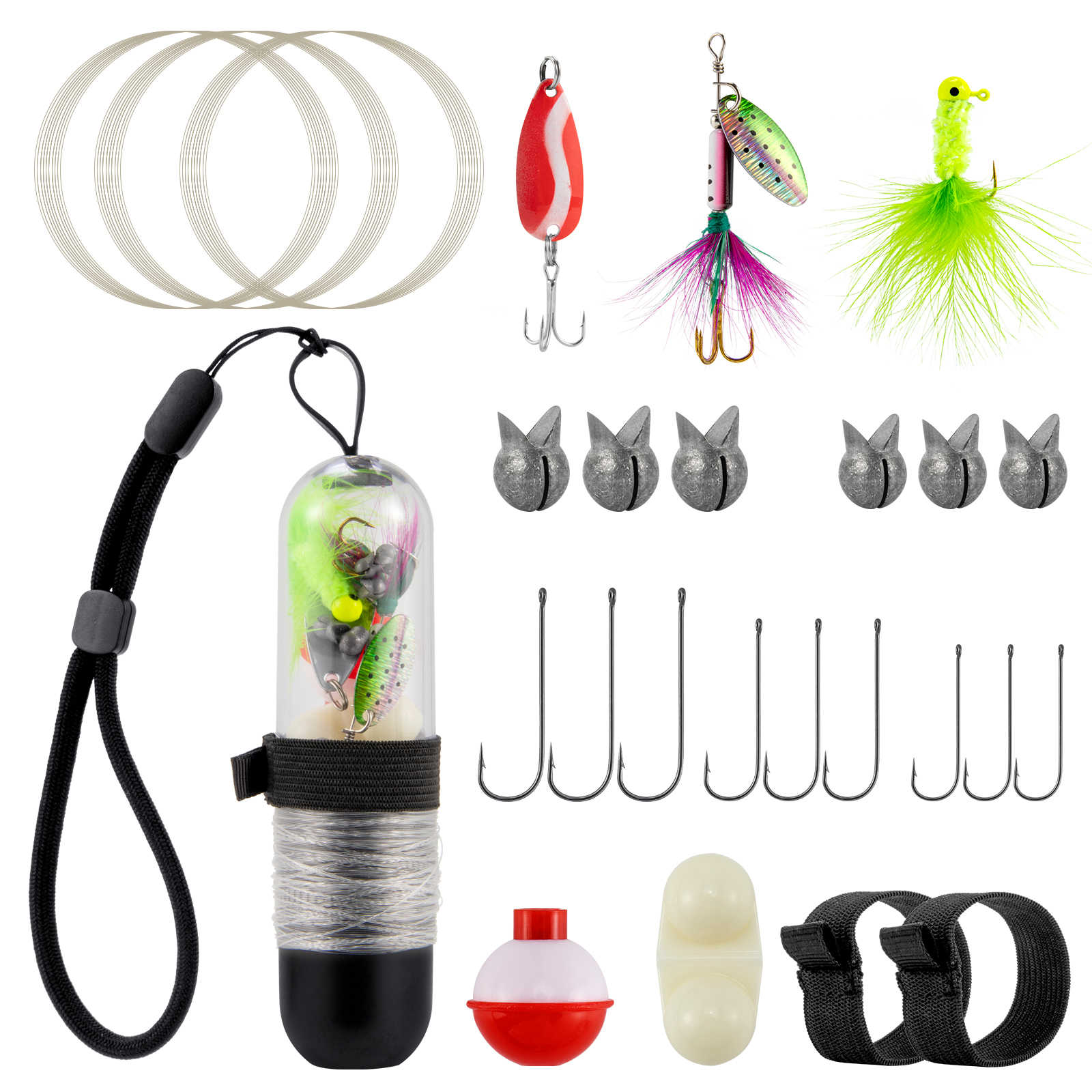 25pcs Survival Fishing Kit Poc - Fishing Hook Jig recension och pris
