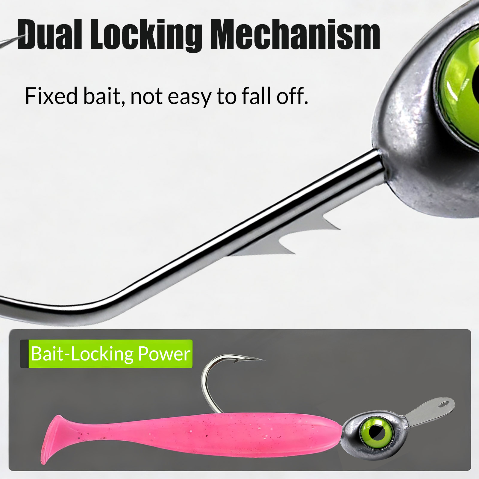 9KM Shaky Head Jigs Hook with  - Fishing Hook Weedless recension och pris