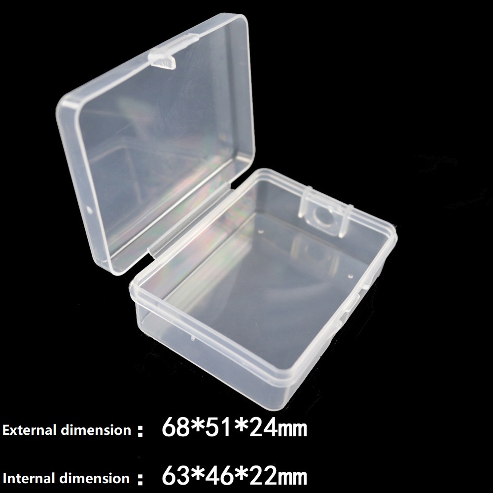 1pcs Transparent Plastic Stora - Fishing Hook Box recension och pris