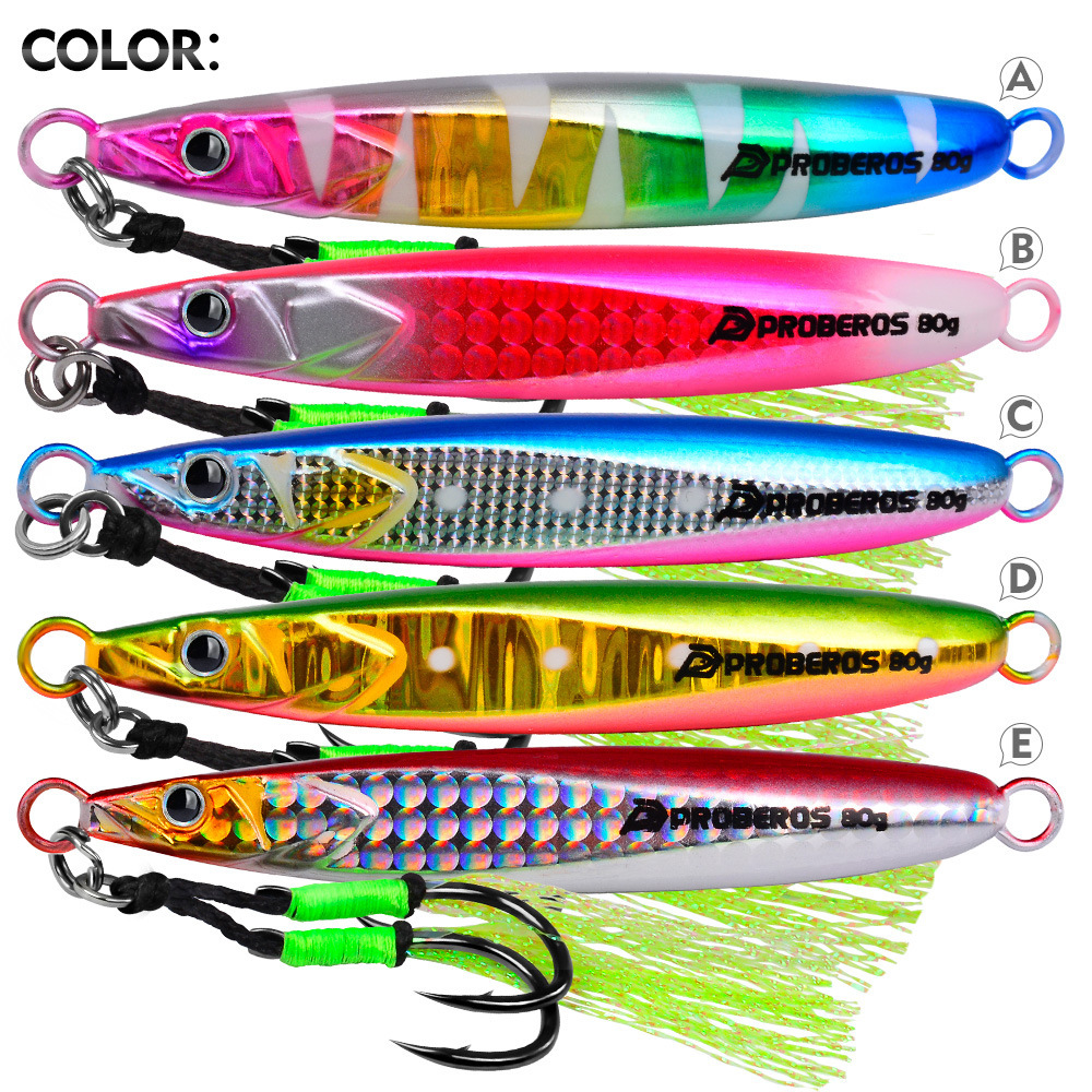 LHFSH Luminous Metal Jig Fishi - Fishing Hook Treble recension och pris