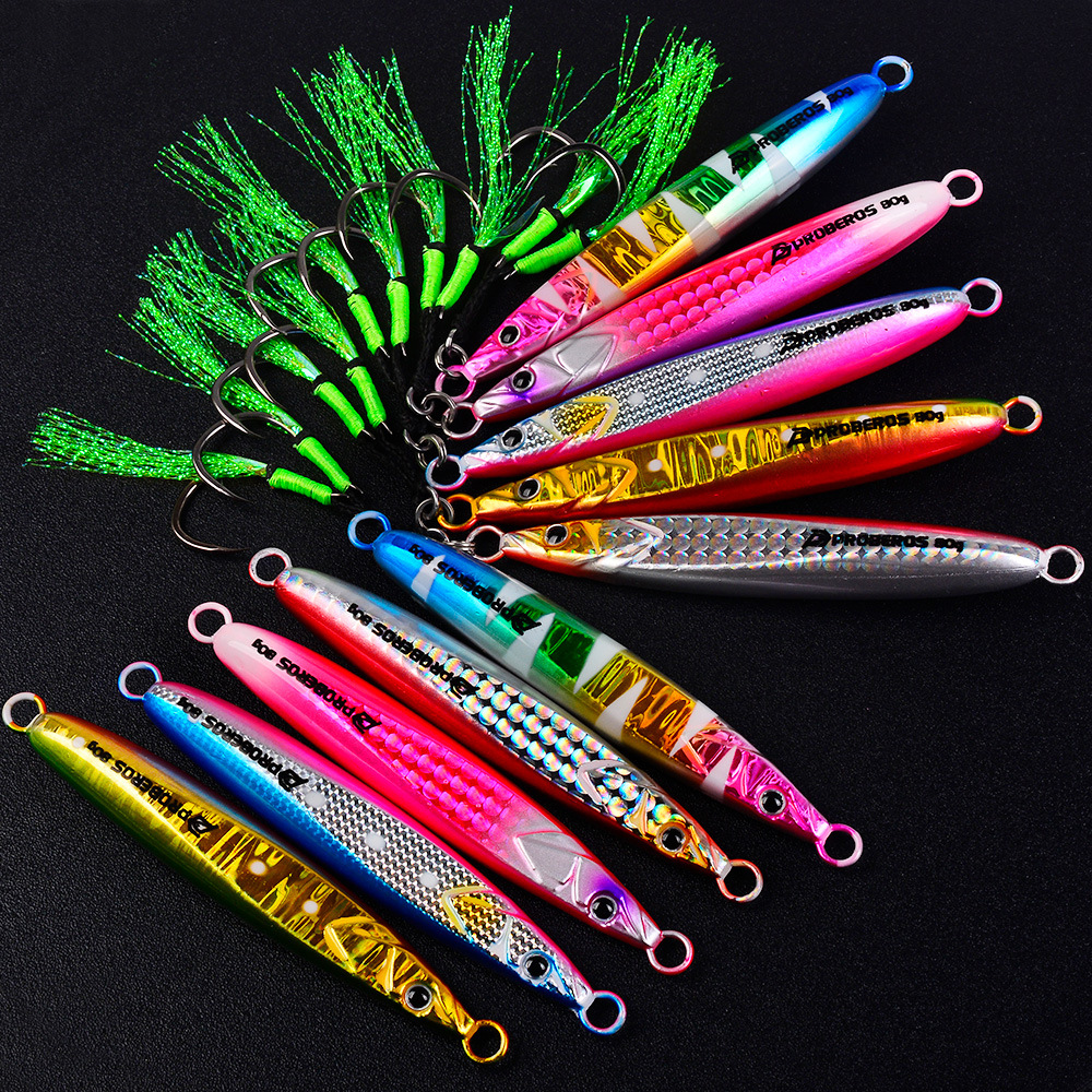 LHFSH Luminous Metal Jig Fishi - Fishing Hook Treble recension och pris