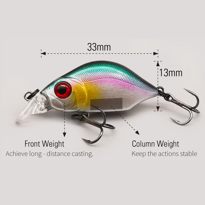 LUREHOLIC 33mm 2.8g Fluttering - Fishing Hook Treble recension och pris