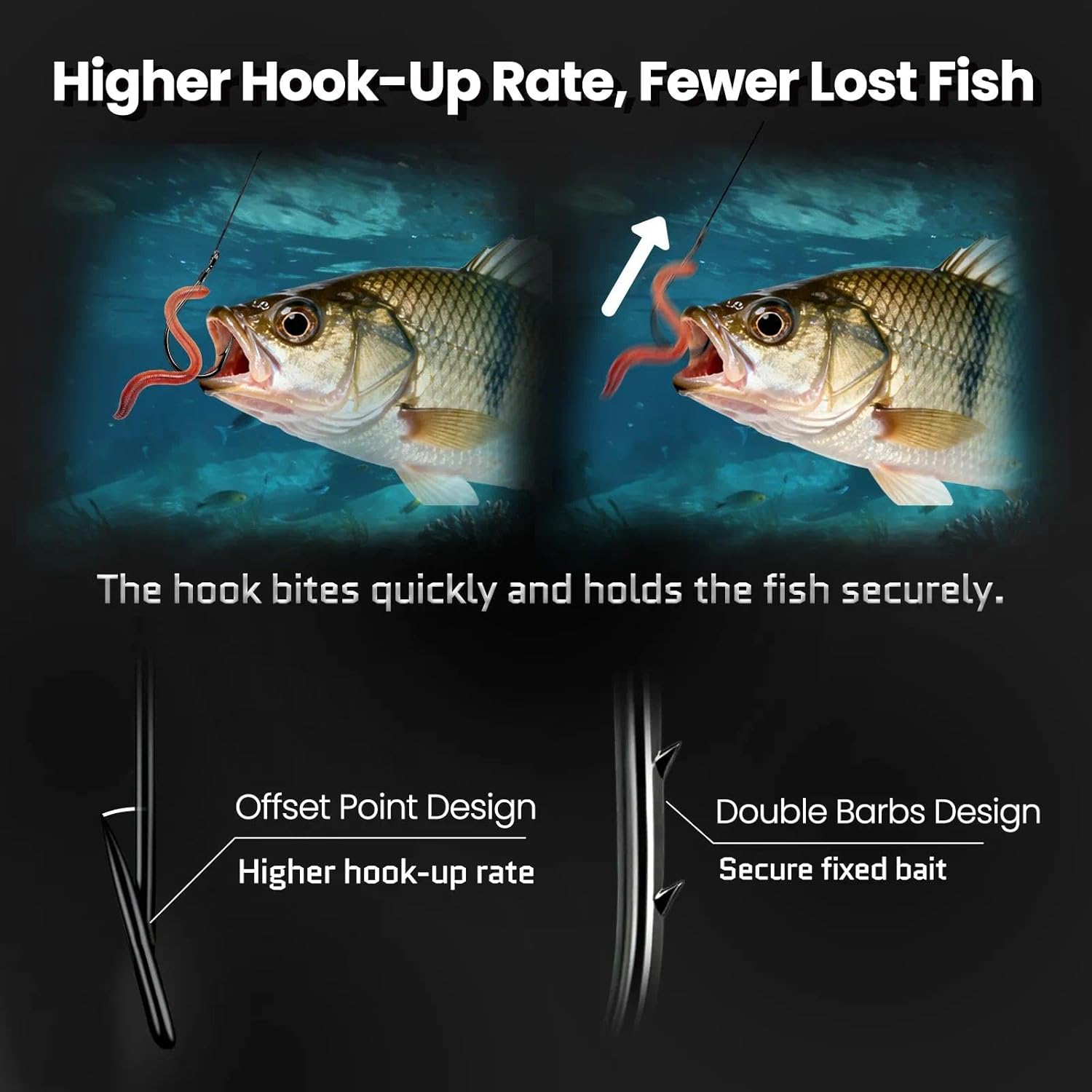 Octopus Baitholder Fishing Hoo - Fishing Hook Offset recension och pris