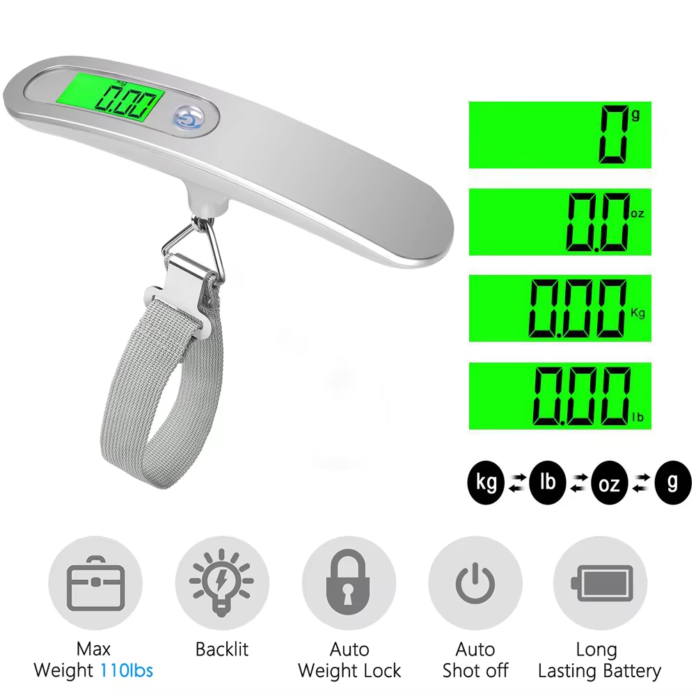 Portable Scale Digital LCD Dis - Fishing Hook Stainless Steel recension och pris