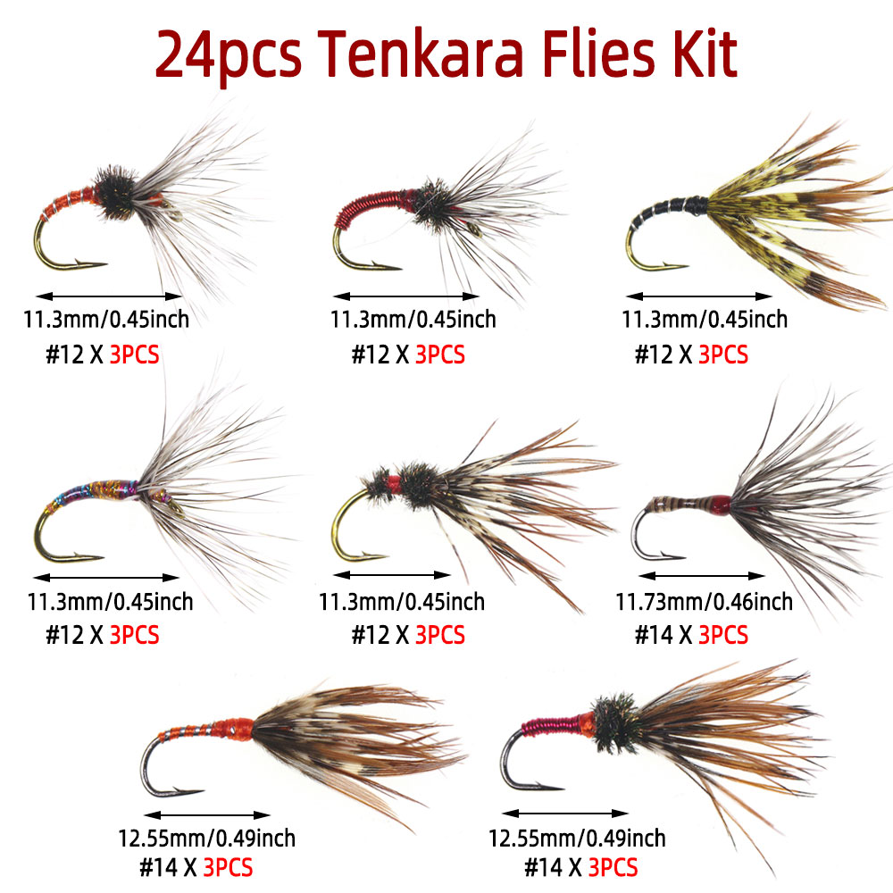 Bimoo 24PCS/Box #12 #14 Mix Te - Fishing Hook Assortment recension och pris