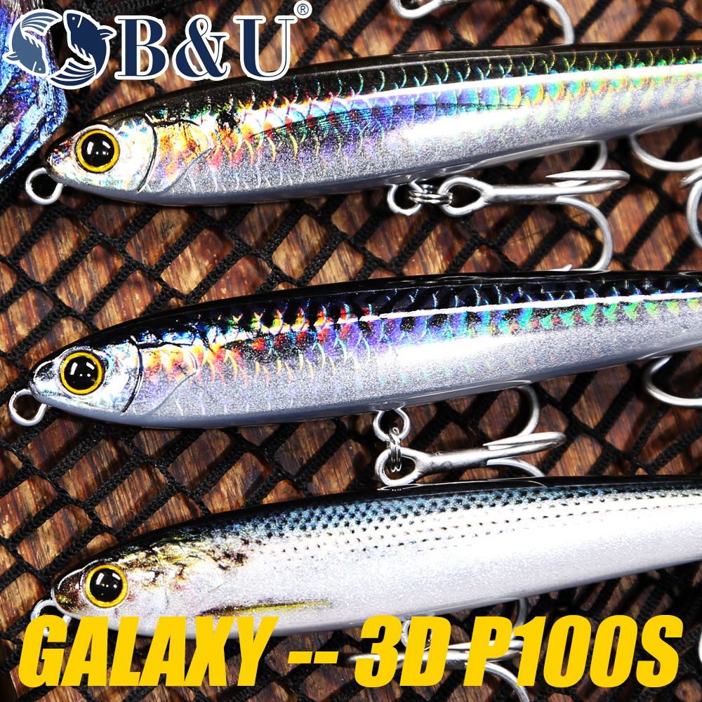 B&U Sinking Pencil Fishing Lur - Fishing Hook Treble recension och pris
