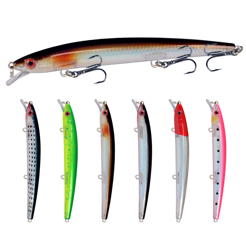 Minnow Fishing Lure 13.5cm 15. - Fishing Hook Treble recension och pris
