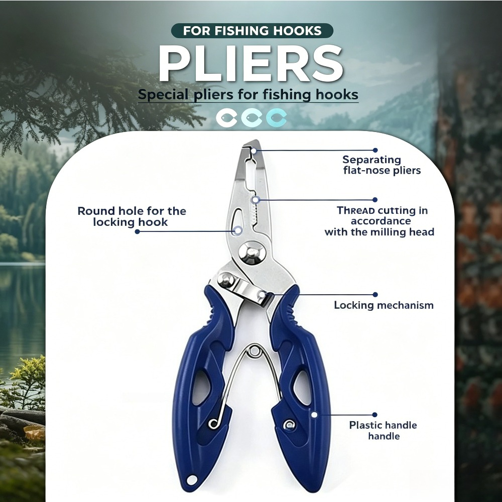 1/2pcs Fishing Gripper and Pli - Fishing Hook Remover recension och pris