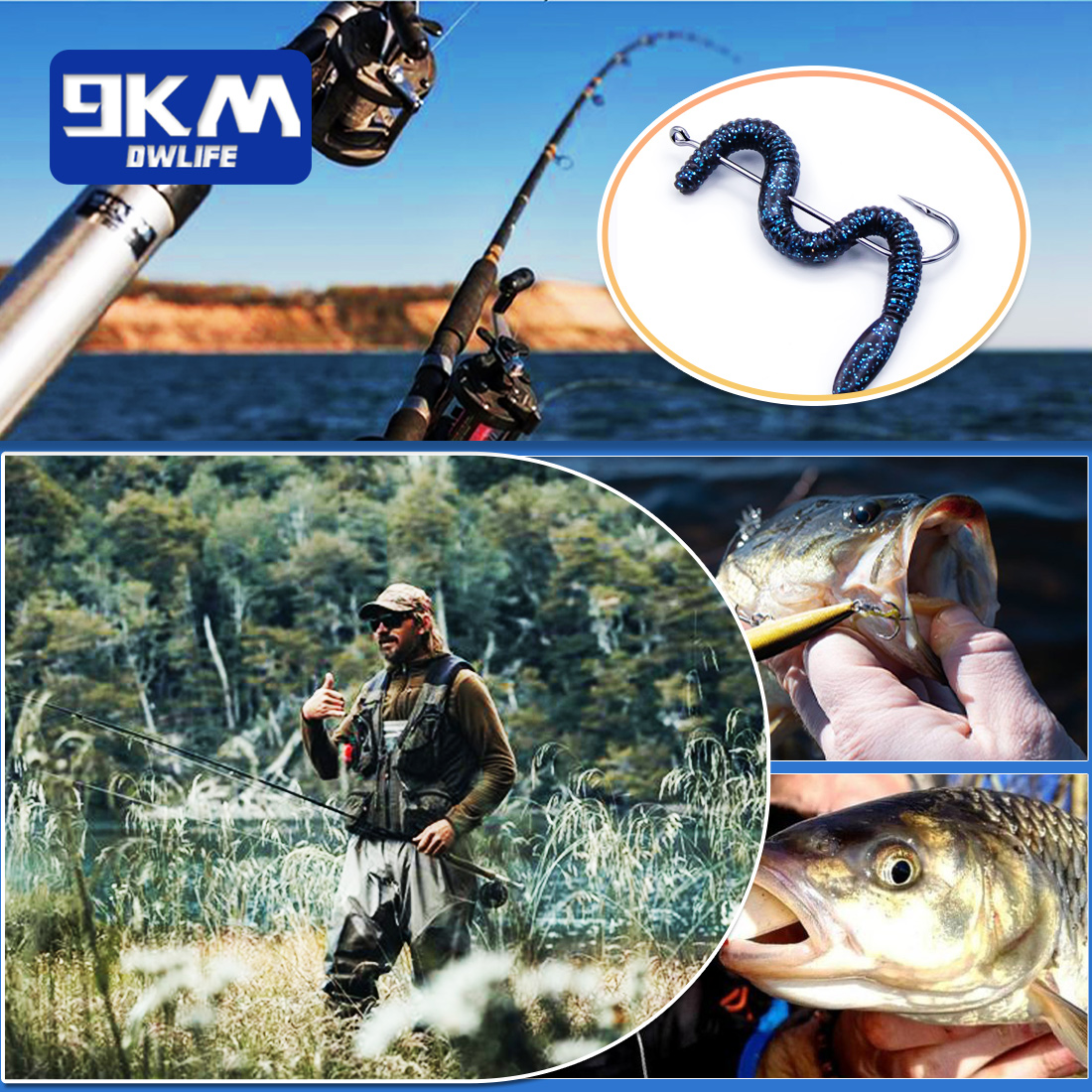 Fishing Hooks Long Shank Hooks - Fishing Hook Barbless recension och pris