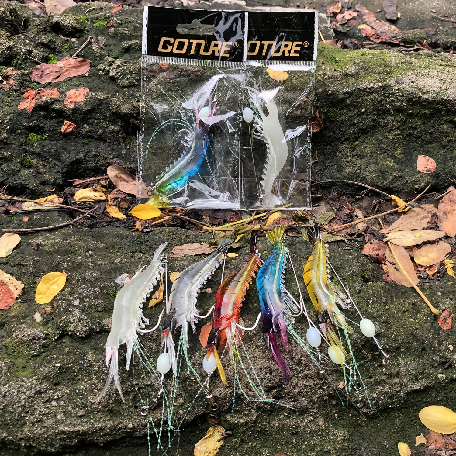 Goture Silicon Shrimp Fishing  - Fishing Hook Assortment recension och pris