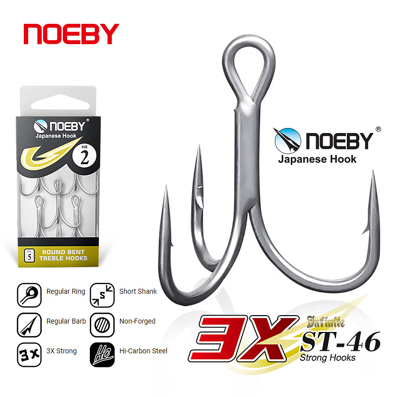 Noeby High Carbon Steel Fishin - Fishing Hook Offset recension och pris