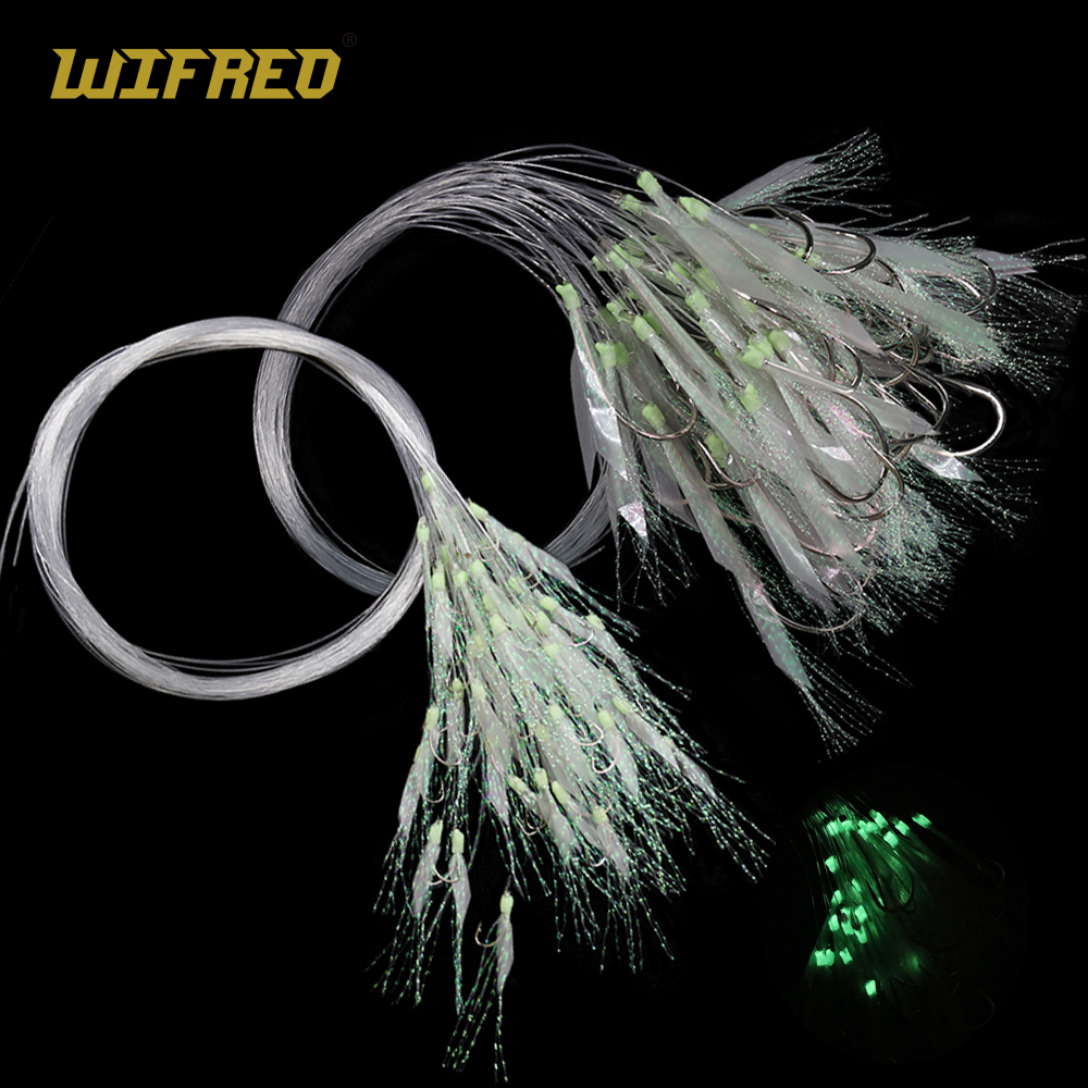 WIFREO 50pc Luminous Simulated - Fishing Hook Circle recension och pris