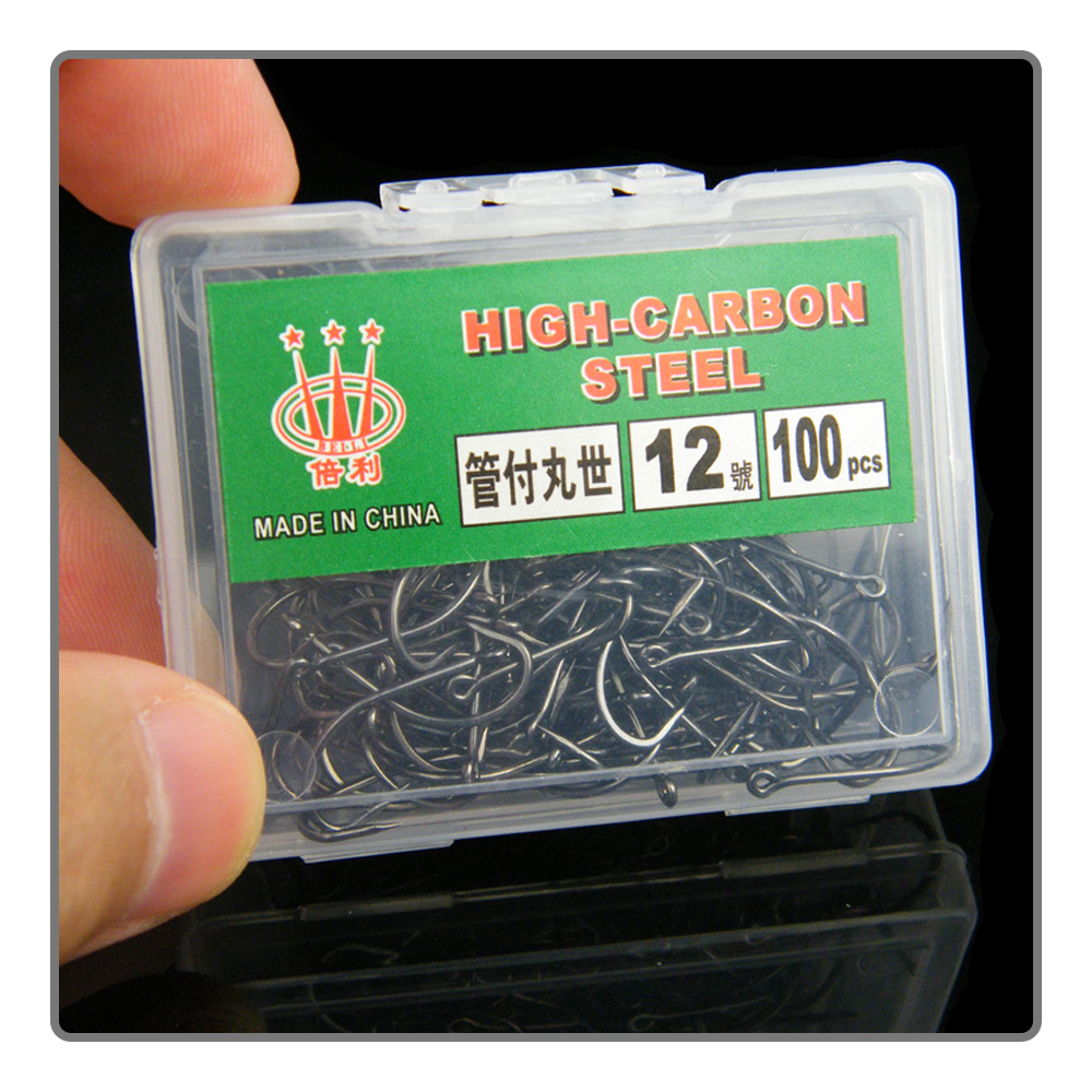 40-100Pcs per box Boxed fishho - Fishing Hook Assortment recension och pris
