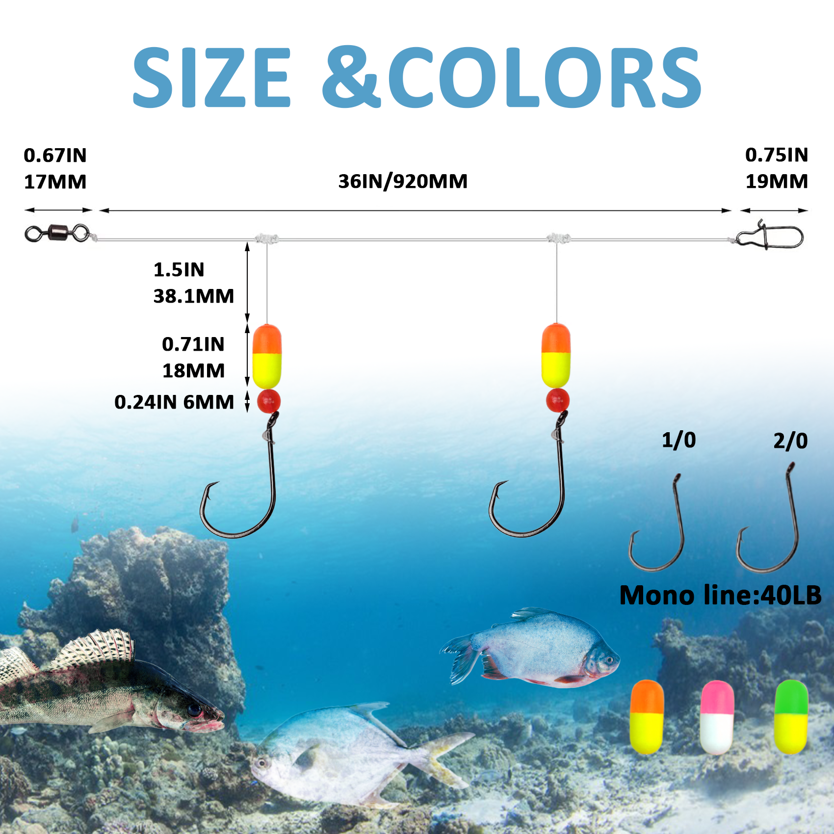Aventik Pompano Rig Fishing Sa - Fishing Hook Circle recension och pris