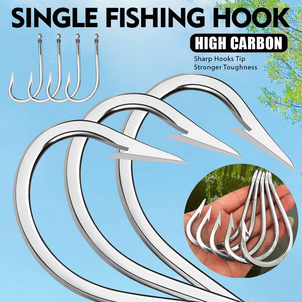 PROBEROS 5pcs Stainless Steel  - Fishing Hook Circle recension och pris