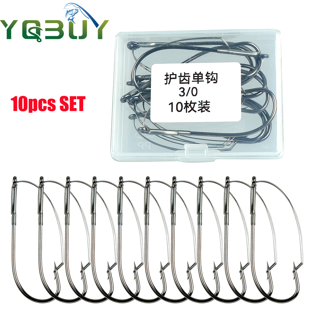 10Pcs/box Fishing Wacky Weedle - Fishing Hook Weedless recension och pris