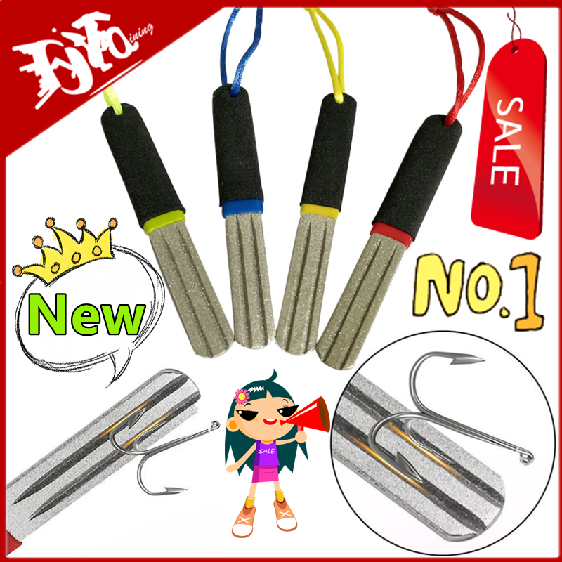 4 Colors Portable Outdoor Doub - Fishing Hook Sharpener recension och pris