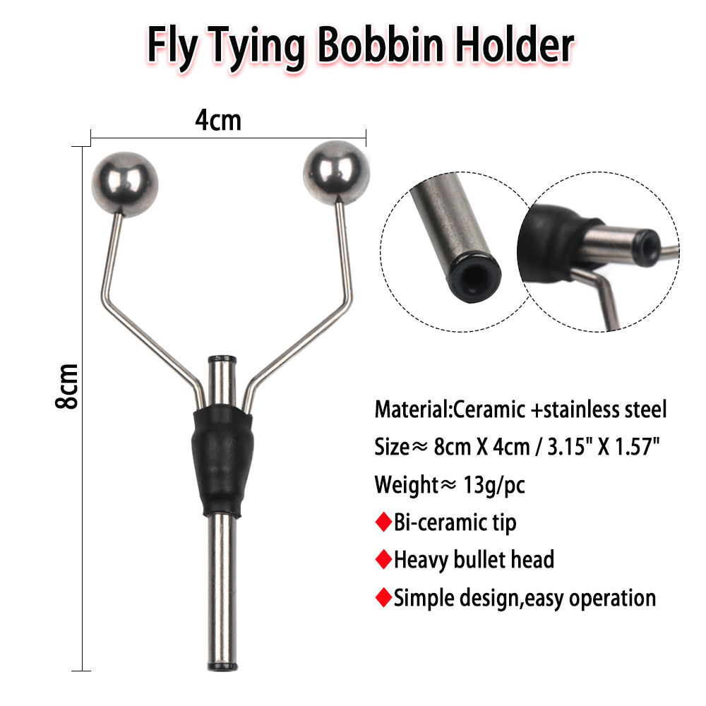 Vampfly Bi-Ceramic Tip Bobbin  - Fishing Hook Stainless Steel recension och pris