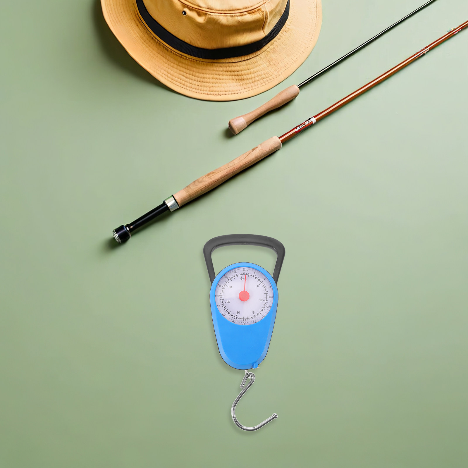 Portable Spring Scale 20Kg 44L - Fishing Hook recension och pris