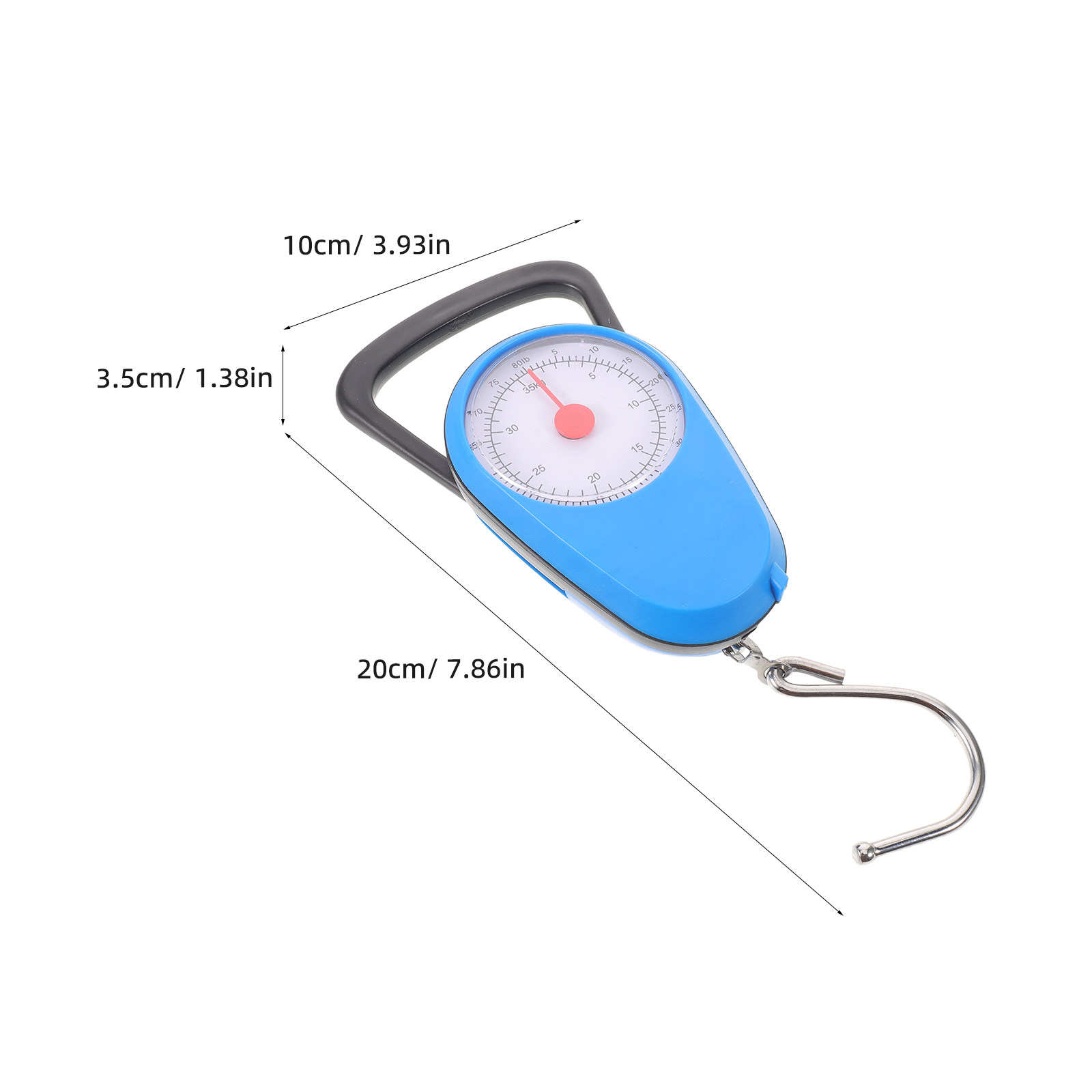 Portable Spring Scale 20Kg 44L - Fishing Hook recension och pris
