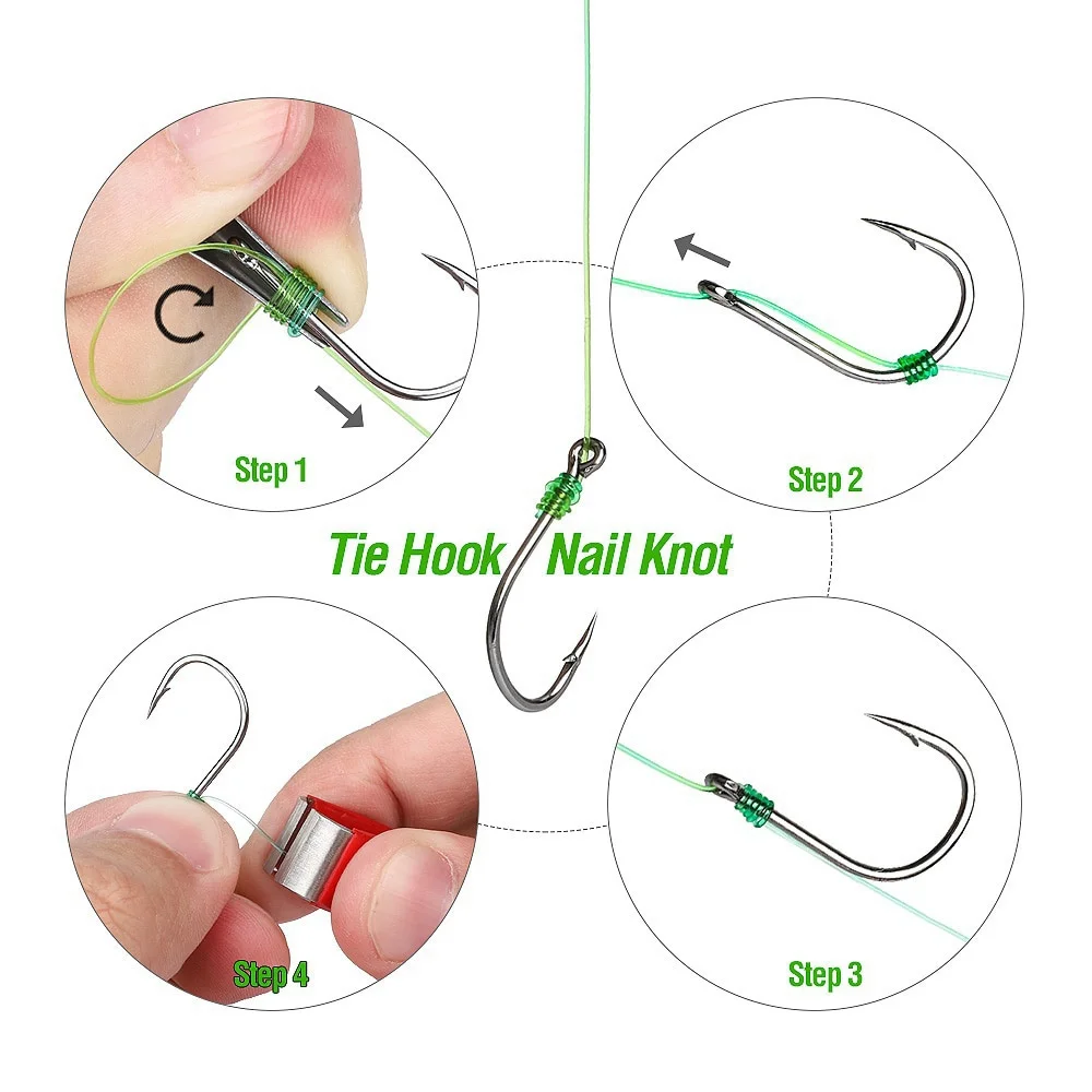 FLYSAND 4-in-1 Quick Tie Nail  - Fishing Hook Sharpener recension och pris