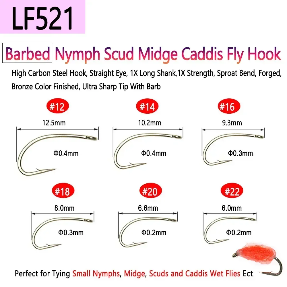 Bimoo 100PCS 1#~22# Barbed & B - Fishing Hook Barbless recension och pris
