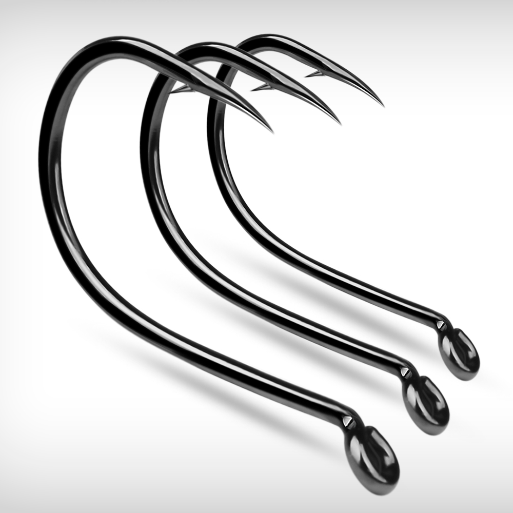KATYUSHA  100PCS J Hooks 1/0-2 - Fishing Hook Offset recension och pris